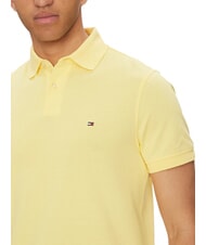 TOMMY HILFIGER TH Koszulka polo z kr&oacute;tkim rękawem o regularnym kroju trawa cytrynowa - Polo męskie - 3