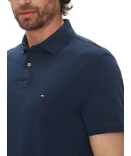 TOMMY HILFIGER TH Koszulka polo z kr&oacute;tkim rękawem o regularnym kroju nocne niebo - Polo męskie - 3
