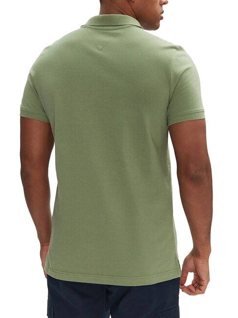 TH JEANS Koszulka polo z kr&oacute;tkim rękawem i flagą Aruba Green - Polo męskie