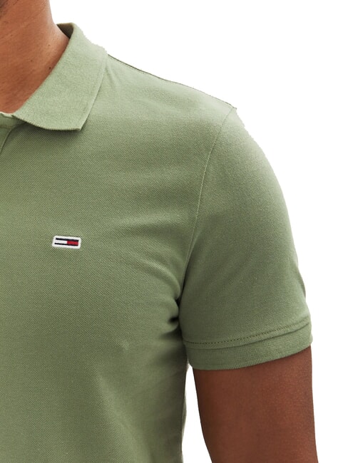 TH JEANS Koszulka polo z kr&oacute;tkim rękawem i flagą Aruba Green - Polo męskie