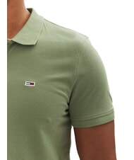 TOMMY HILFIGER TH JEANS Koszulka polo z kr&oacute;tkim rękawem i flagą Aruba Green - Polo męskie - 3