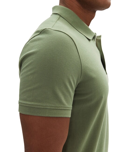 TH JEANS Koszulka polo z kr&oacute;tkim rękawem i flagą Aruba Green - Polo męskie