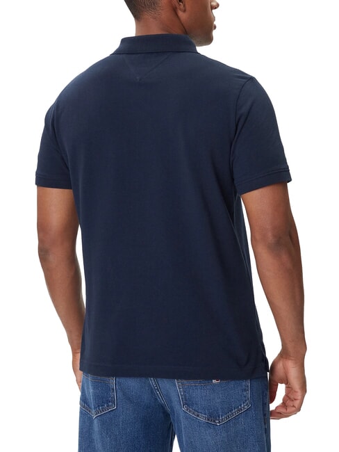 TH JEANS Koszulka polo z kr&oacute;tkim rękawem i logo ciemna noc granatowa - Polo męskie