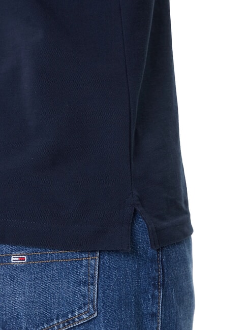 TH JEANS Koszulka polo z kr&oacute;tkim rękawem i logo ciemna noc granatowa - Polo męskie