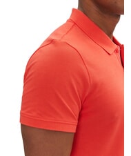 TOMMY HILFIGER TH JEANS Koszulka polo z kr&oacute;tkim rękawem i flagą jasny szkarłat - Polo męskie - 4