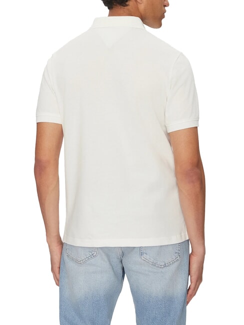 TH JEANS Koszulka polo z kr&oacute;tkim rękawem i logo ecru - Polo męskie