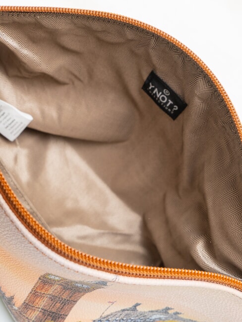 YESBAG Duża, rozszerzana kosmetyczka ż&oacute;łty kwiat - Kosmetyczka