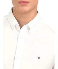 TOMMY HILFIGER TH Koszula z długim rękawem z elastycznej bawełny PVH Classic White - Koszule męskie - 3