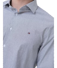TOMMY HILFIGER TH Koszula z długim rękawem ciemny szafir / białe paski - Koszule męskie - 4
