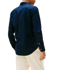 TOMMY HILFIGER TH Koszula bawełniana z długim rękawem pustynne niebo - Koszule męskie - 2