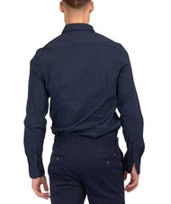 TOMMY HILFIGER TH Koszula z długim rękawem z elastycznej bawełny granatowa marynarka - Koszule męskie - 2