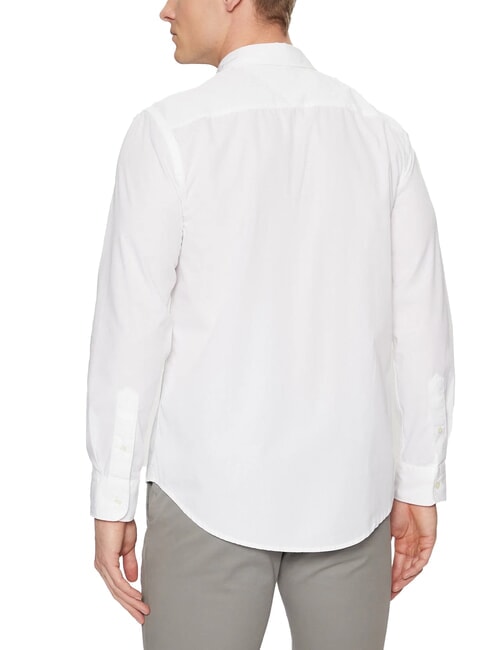 TH Koszula bawełniana z długim rękawem biel optyczna - Koszule męskie
