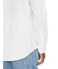 TOMMY HILFIGER TH JEANS Koszula z mieszanki lnu i kołnierzykiem typu st&oacute;jka ecru - Koszule męskie - 4