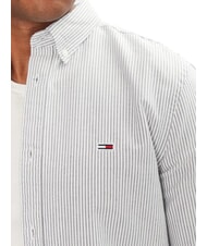 TOMMY HILFIGER TH JEANS Koszula w paski z długim rękawem niebo pustyni / płatek kości słoniowej - Koszule męskie - 3