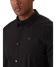 TOMMY HILFIGER TH JEANS Koszula z długim rękawem o dopasowanym kroju Tommy Black - Koszule męskie - 3