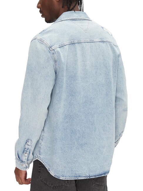 TH JEANS Koszula dżinsowa z długim rękawem jasny denim - Koszule męskie