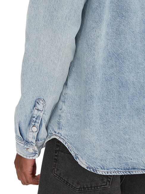 TH JEANS Koszula dżinsowa z długim rękawem jasny denim - Koszule męskie
