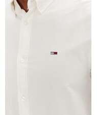 TOMMY HILFIGER TH JEANS Koszula bawełniana z długim rękawem ecru - Koszule męskie - 3