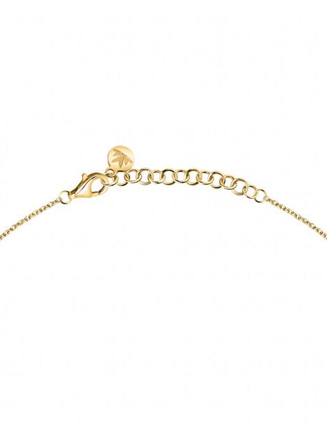PERLE Naszyjnik choker z perłami ż&oacute;łty - Naszyjniki