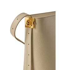 COCCINELLE C-ME LOCK Torba na ramię muszla piaskowa - Torby damskie - 3