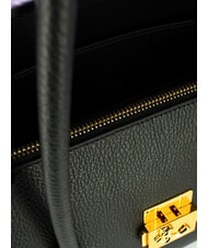 COCCINELLE C-ME LOCK Torba na ramię, sk&oacute;ra Czarny - Torby damskie - 4