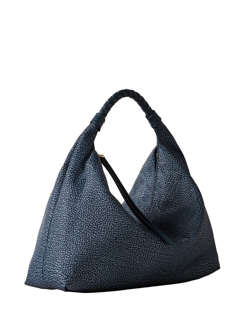 PLIE Torba na ramię typu hobo niebieski lapis - Torby damskie