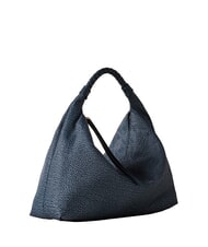 BORBONESE PLIE Torba na ramię typu hobo niebieski lapis - Torby damskie - 2