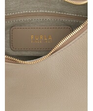 FURLA GOCCIA Torba na ramię ze sk&oacute;ry młotkowanej bielizna - Torby damskie - 4