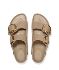 BIRKENSTOCK ARIZONA BIG BUCKLE Sk&oacute;rzane kapcie z 2 paskami brązowy tytoń - Buty damskie - 4