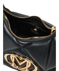 LOVE MOSCHINO EMBOSSED Torba na ramię z paskiem na ramię Czarny - Torby damskie - 3