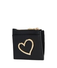 LOVE MOSCHINO HEART TURNLOCK Portmonetka na karty / monety Czarny - Portfele damskie - 2