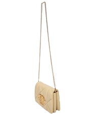 LOVE MOSCHINO EMBOSSED Duży portfel zapinany na zamek błoto - Portfele damskie - 3