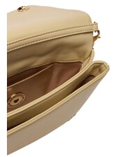 LOVE MOSCHINO EMBOSSED Duży portfel zapinany na zamek błoto - Portfele damskie - 4