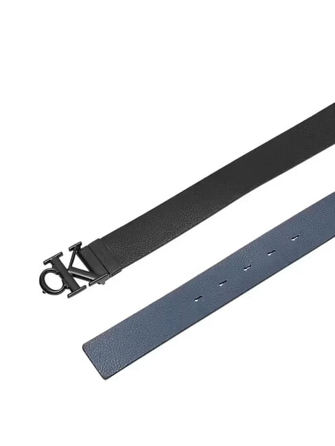 CK HARDWARE Pasek dwustronny czarny/księżycowy ocean - Paski