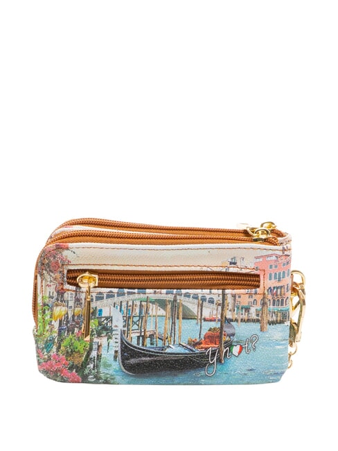 YESBAG SPECIAL Podw&oacute;jne etui na karty zapinane na zamek kanał - Portfele damskie
