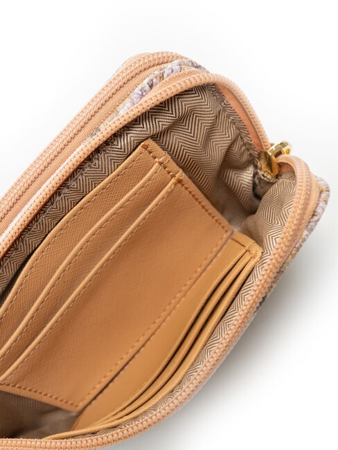 YESBAG SPECIAL Podw&oacute;jne etui na karty zapinane na zamek welon paryski - Portfele damskie