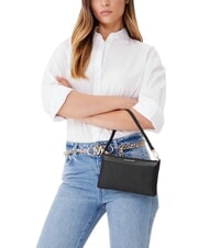 MICHAEL KORS JET SET Sk&oacute;rzana kopert&oacute;wka na ramię czarny - Torby damskie - 5