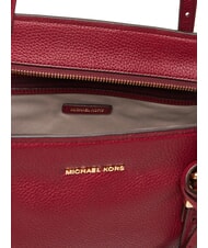 MICHAEL KORS QUINN Sk&oacute;rzana torba na zakupy morwa - Torby damskie - 6