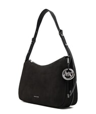 MICHAEL KORS NOLITA Duża torba na ramię ze sk&oacute;ry nubukowej czarny - Torby damskie - 2