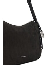 MICHAEL KORS NOLITA Duża torba na ramię ze sk&oacute;ry nubukowej czarny - Torby damskie - 3