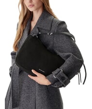 MICHAEL KORS NOLITA Duża torba na ramię ze sk&oacute;ry nubukowej czarny - Torby damskie - 5
