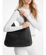 MICHAEL KORS NOLITA Torba podr&oacute;żna ze sk&oacute;ry nubukowej czarny - Torby damskie - 4