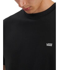 VANS LEFT CHEST Luźny bawełniany T-shirt czarny - Koszulki męskie - 3