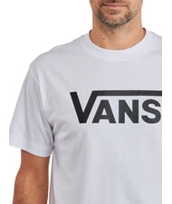 VANS CLASSIC Koszulka z kr&oacute;tkim rękawem i nadrukowanym logo biały - Koszulki męskie - 3