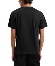 VANS LEFT CHEST Luźny bawełniany T-shirt czarny - Koszulki męskie - 2