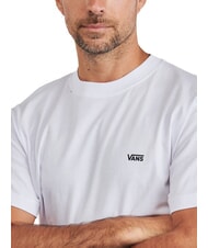 VANS LEFT CHEST Luźny bawełniany T-shirt biały - Koszulki męskie - 3