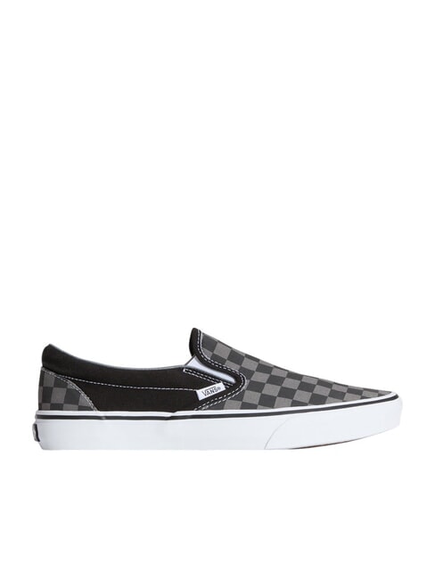 CLASSIC SLIP-ON Trampki wsuwane  szachownica czarno-cynowa - Buty uniseks