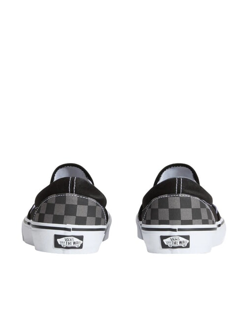 CLASSIC SLIP-ON Trampki wsuwane  szachownica czarno-cynowa - Buty uniseks