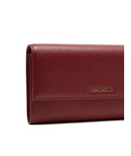COCCINELLE METALLIC SOFT Sk&oacute;rzana kopert&oacute;wka z paskiem na ramię brandy - Torby damskie - 3