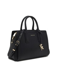MICHAEL KORS LAILA Sk&oacute;rzana torebka z paskiem na ramię czarny - Torby damskie - 2